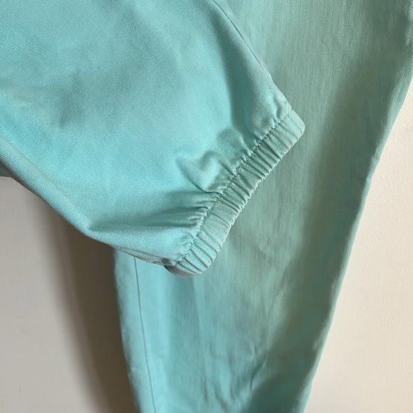 VTG 80s Revival CHIC Pants Med Mint Seafoam Green Jogger Jean - Picture 8 of 13